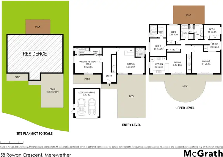 Floorplan of Homely house listing, 58 Rowan Crescent, Merewether NSW 2291
