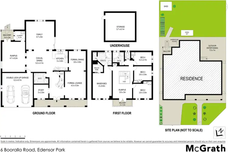 Floorplan of Homely house listing, 6 Booralla Road, Edensor Park NSW 2176