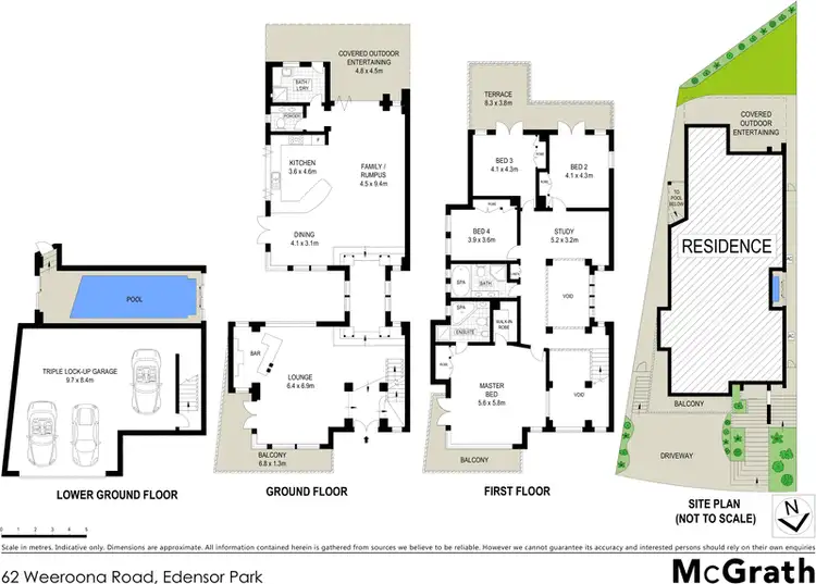 Floorplan of Homely house listing, 62 Weeroona Road, Edensor Park NSW 2176