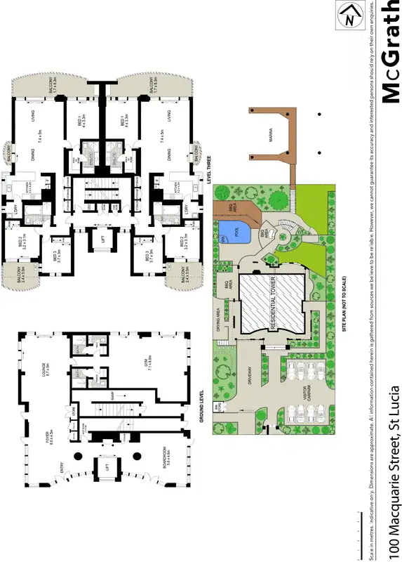 Floorplan of Homely apartment listing, 6/100 Macquarie Street, St Lucia QLD 4067