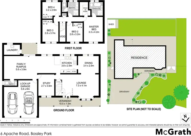Floorplan of Homely house listing, 6 Apache Road, Bossley Park NSW 2176