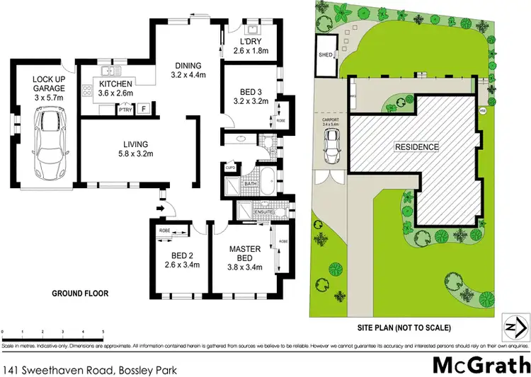Floorplan of Homely house listing, 141 Sweethaven Road, Bossley Park NSW 2176