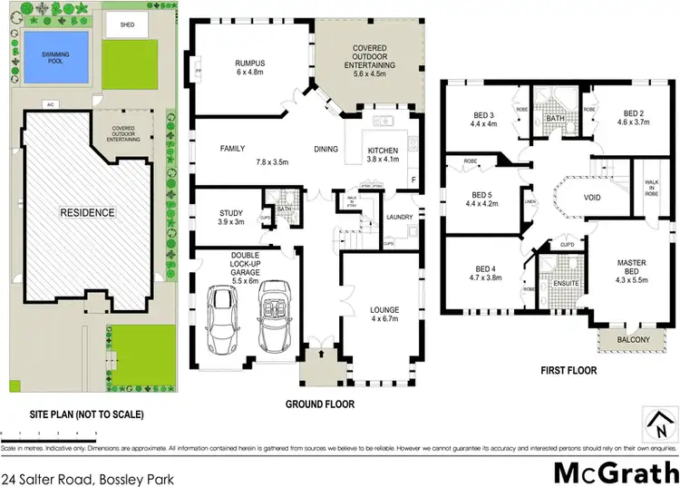 Floorplan of Homely house listing, 24 Salter Road, Bossley Park NSW 2176