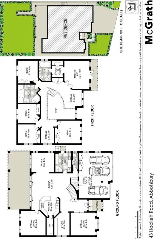 Floorplan of Homely house listing, 43 Hackett Road, Abbotsbury NSW 2176