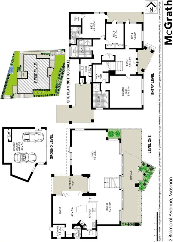 Floorplan of Homely house listing, 2 Balmoral Avenue, Mosman NSW 2088