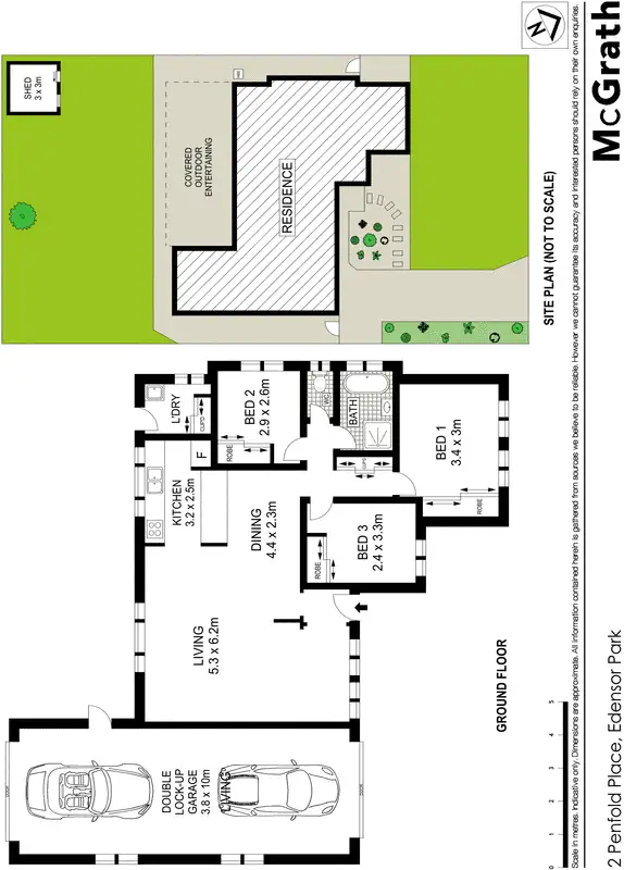 Floorplan of Homely house listing, 2 Penfold Place, Edensor Park NSW 2176