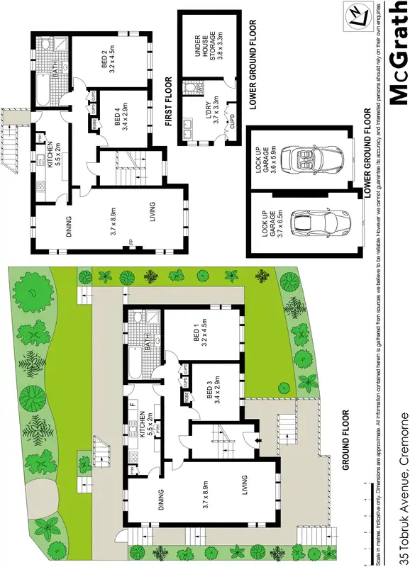 Floorplan of Homely house listing, 35 Tobruk Avenue, Cremorne NSW 2090