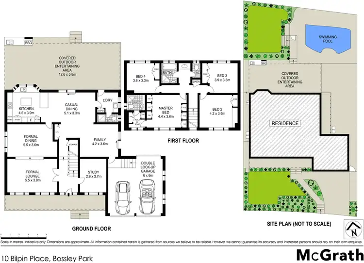 Floorplan of Homely house listing, 10 Bilpin Place, Bossley Park NSW 2176