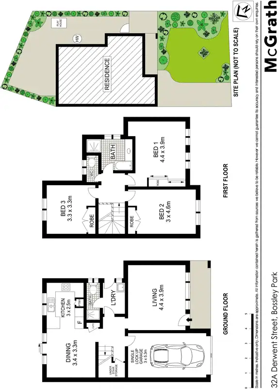 Floorplan of Homely house listing, 32A Derwent Place, Bossley Park NSW 2176