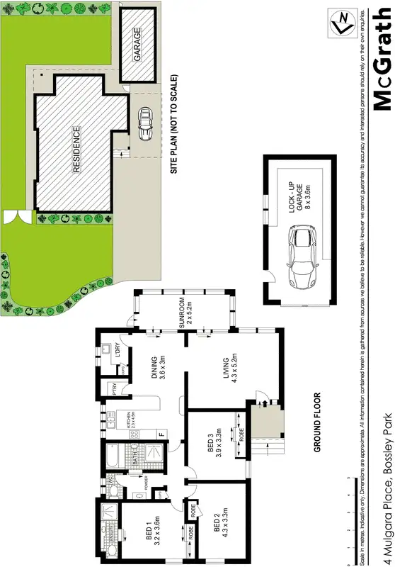 Floorplan of Homely house listing, 4 Mulgara Place, Bossley Park NSW 2176