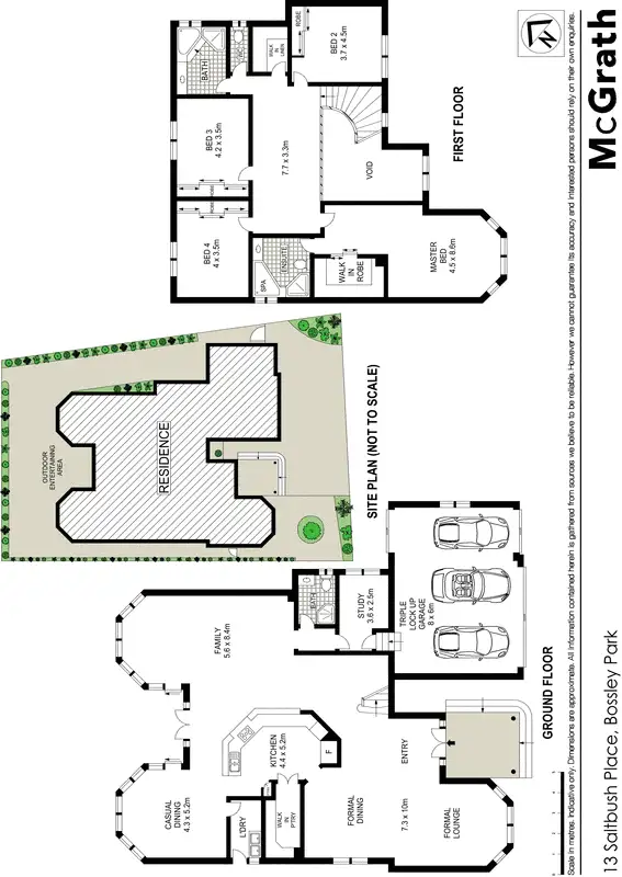 Floorplan of Homely house listing, 13 Saltbush Place, Bossley Park NSW 2176