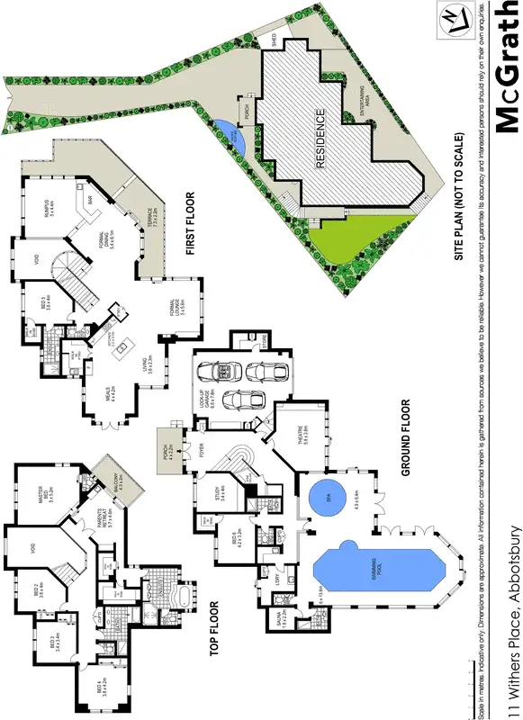 Floorplan of Homely house listing, 11 Withers Place, Abbotsbury NSW 2176
