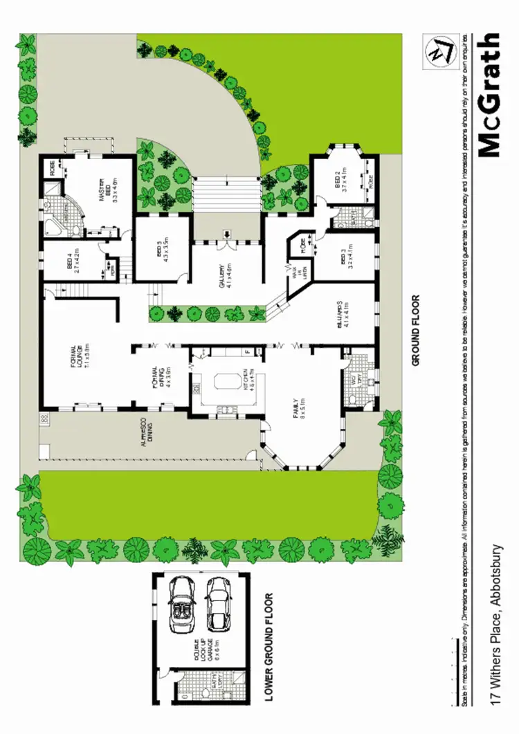 Floorplan of Homely house listing, 17 Withers Place, Abbotsbury NSW 2176