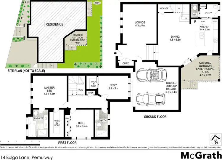 Floorplan of Homely house listing, 14 Bulga Lane, Pemulwuy NSW 2145
