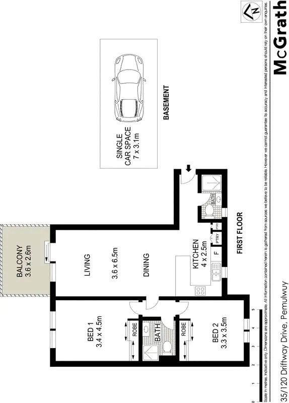 Floorplan of Homely apartment listing, 35/120 Driftway Drive, Pemulwuy NSW 2145