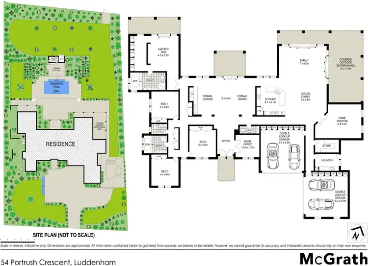 Floorplan of Homely rural property listing, 54 Portrush Crescent, Luddenham NSW 2745