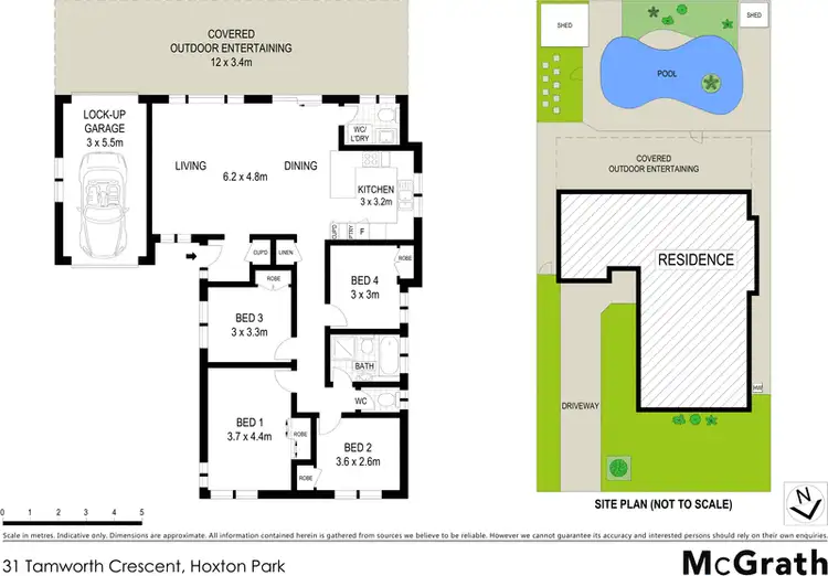 Floorplan of Homely house listing, 31 Tamworth Crescent, Hoxton Park NSW 2171
