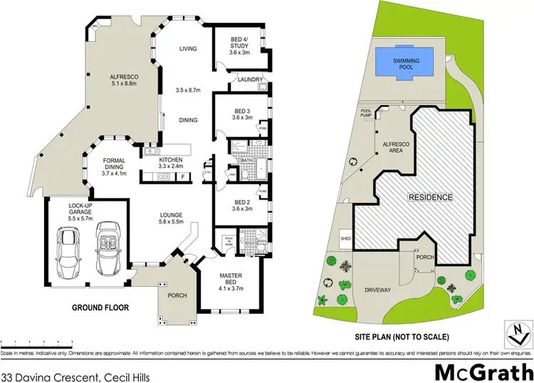 Floorplan of Homely house listing, 33 Davina Crescent, Cecil Hills NSW 2171