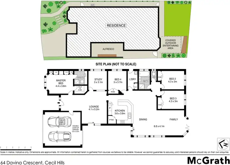 Floorplan of Homely house listing, 64 Davina Crescent, Cecil Hills NSW 2171