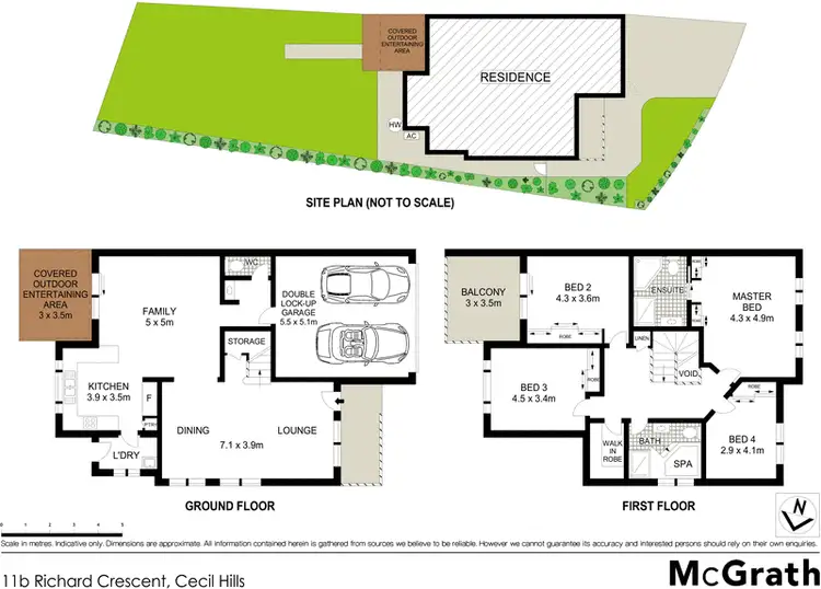 Floorplan of Homely house listing, 11B Richard Crescent, Cecil Hills NSW 2171
