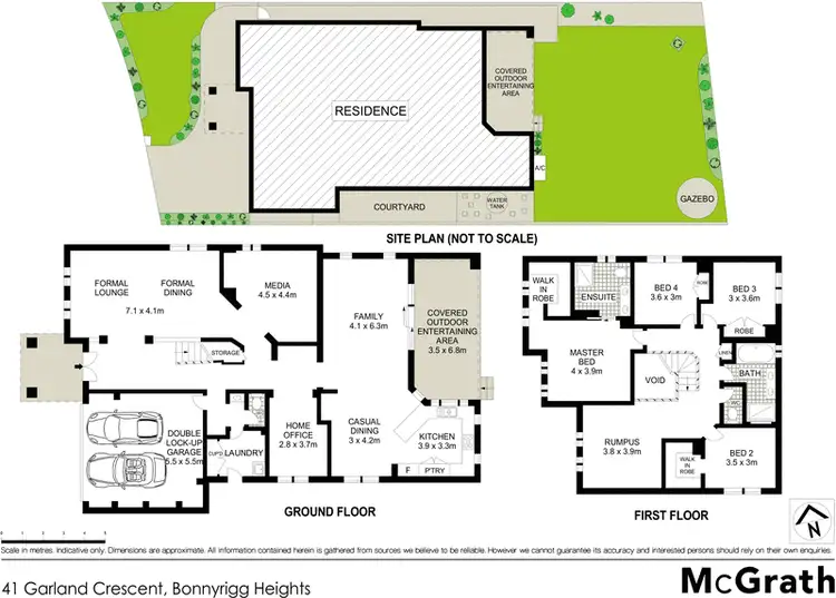 Floorplan of Homely house listing, 41 Garland Crescent, Bonnyrigg Heights NSW 2177