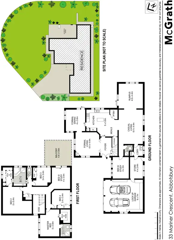 Floorplan of Homely house listing, 33 Mariner Crescent, Abbotsbury NSW 2176