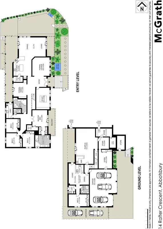 Floorplan of Homely house listing, 14 Rafter Crescent, Abbotsbury NSW 2176