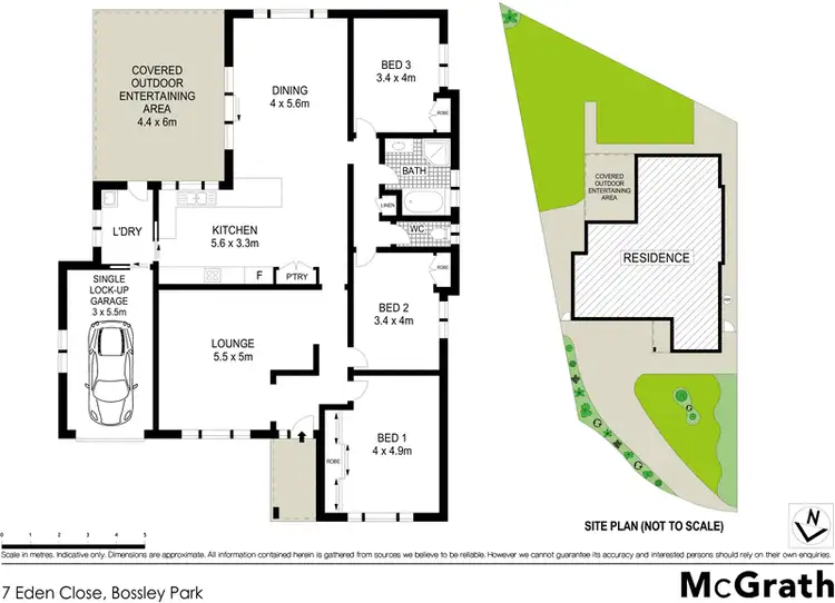 Floorplan of Homely house listing, 7 Eden Close, Bossley Park NSW 2176