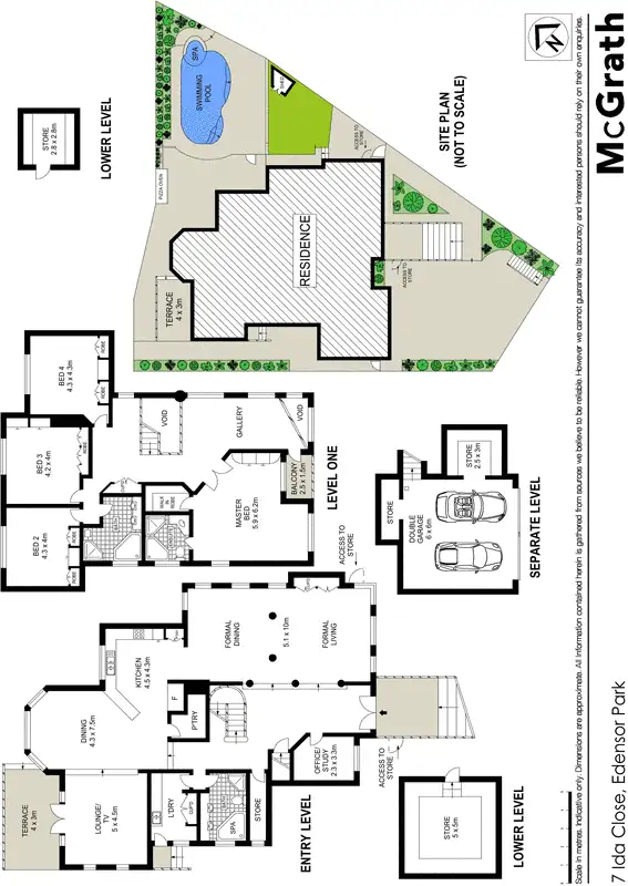 Floorplan of Homely house listing, 7 Ida Close, Edensor Park NSW 2176