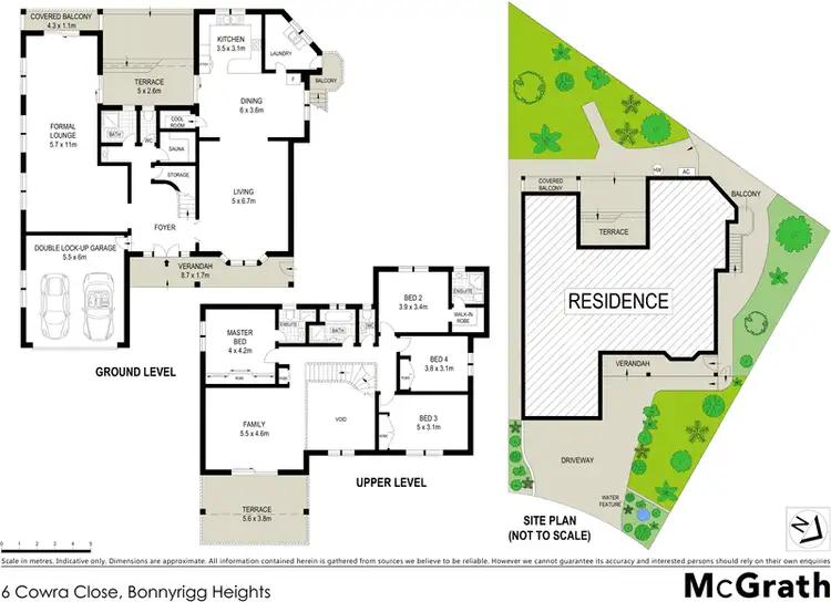 Floorplan of Homely house listing, 6 Cowra Close, Bonnyrigg Heights NSW 2177