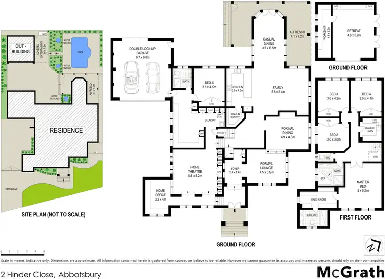 Floorplan of Homely house listing, 2 Hinder Close, Abbotsbury NSW 2176