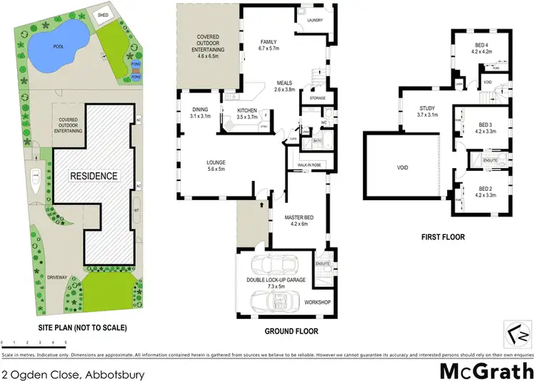 Floorplan of Homely house listing, 2 Ogden Close, Abbotsbury NSW 2176