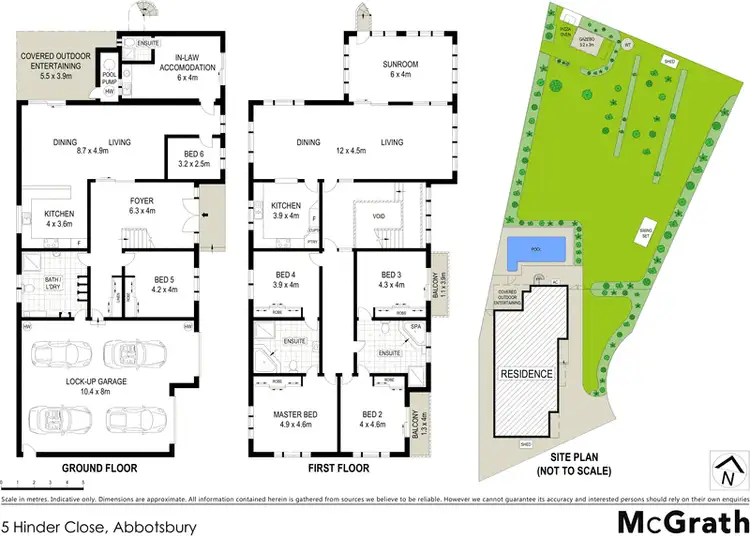 Floorplan of Homely house listing, 5 Hinder Close, Abbotsbury NSW 2176