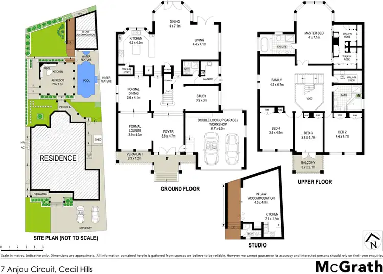 Floorplan of Homely house listing, 7 Anjou Circuit, Cecil Hills NSW 2171
