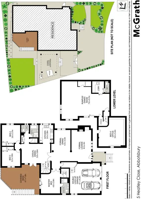 Floorplan of Homely house listing, 5 Heatley Close, Abbotsbury NSW 2176