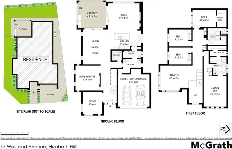 Floorplan of Homely house listing, 17 Wixstead Avenue, Elizabeth Hills NSW 2171