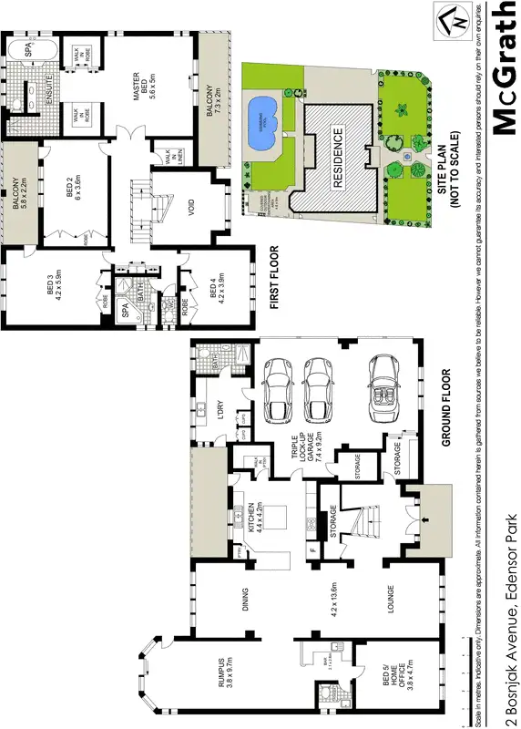 Floorplan of Homely house listing, 2 Bosnjak Avenue, Edensor Park NSW 2176
