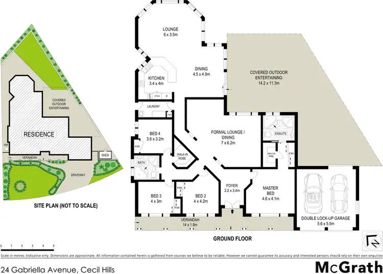 Floorplan of Homely house listing, 24 Gabriella Avenue, Cecil Hills NSW 2171