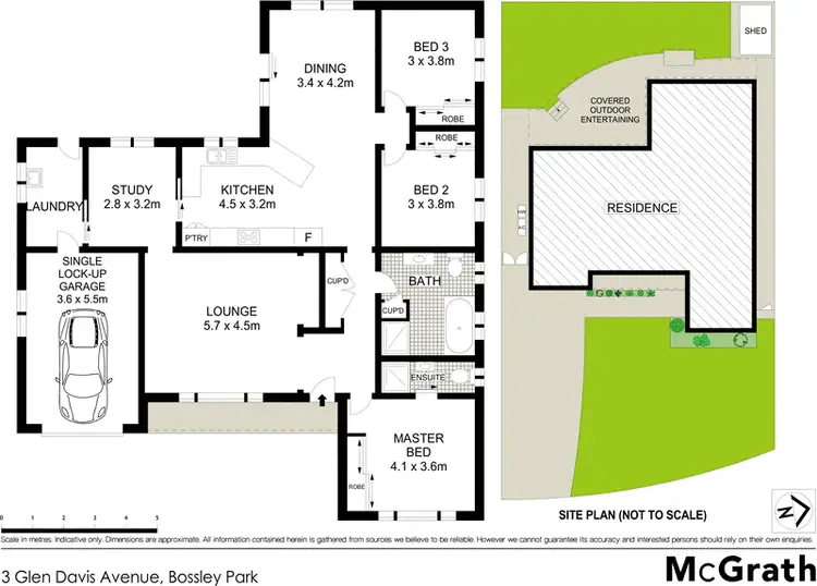 Floorplan of Homely house listing, 3 Glen Davis Avenue, Bossley Park NSW 2176