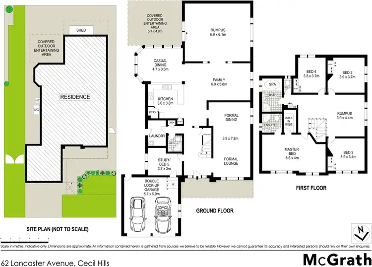Floorplan of Homely house listing, 62 Lancaster Avenue, Cecil Hills NSW 2171