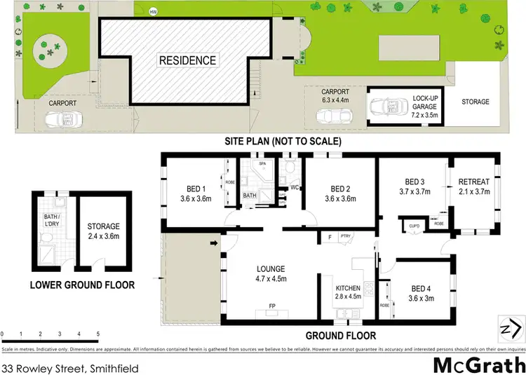 Floorplan of Homely house listing, 33 Rowley Street, Smithfield NSW 2164