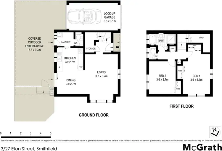 Floorplan of Homely townhouse listing, 3/27 Eton Street, Smithfield NSW 2164
