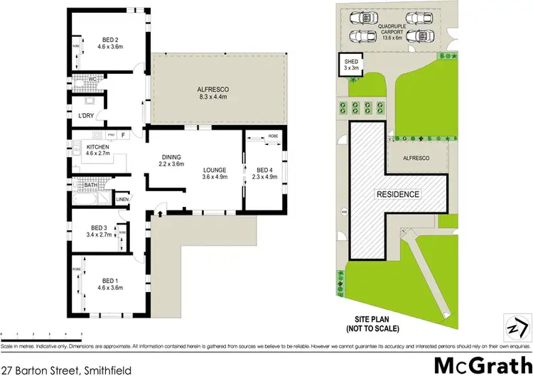 Floorplan of Homely house listing, 27 Barton Street, Smithfield NSW 2164