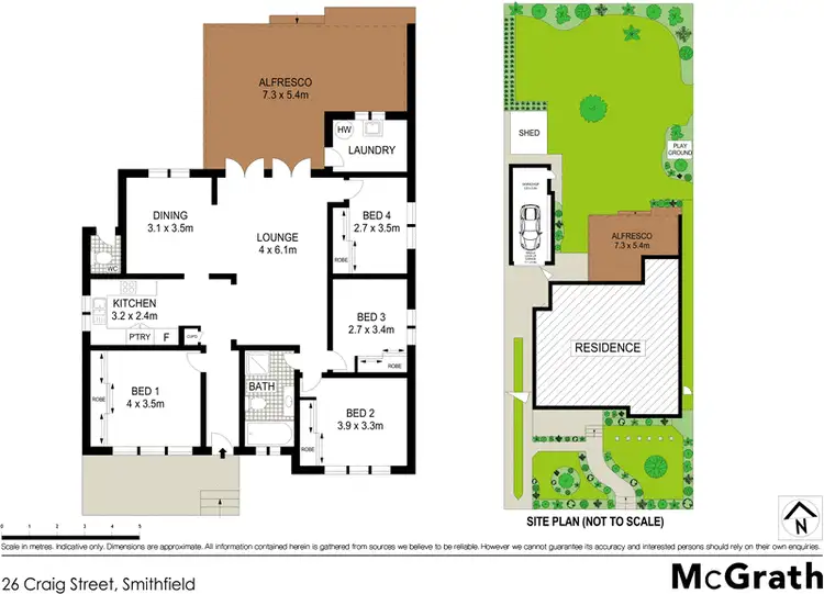 Floorplan of Homely house listing, 26 Craig Street, Smithfield NSW 2164