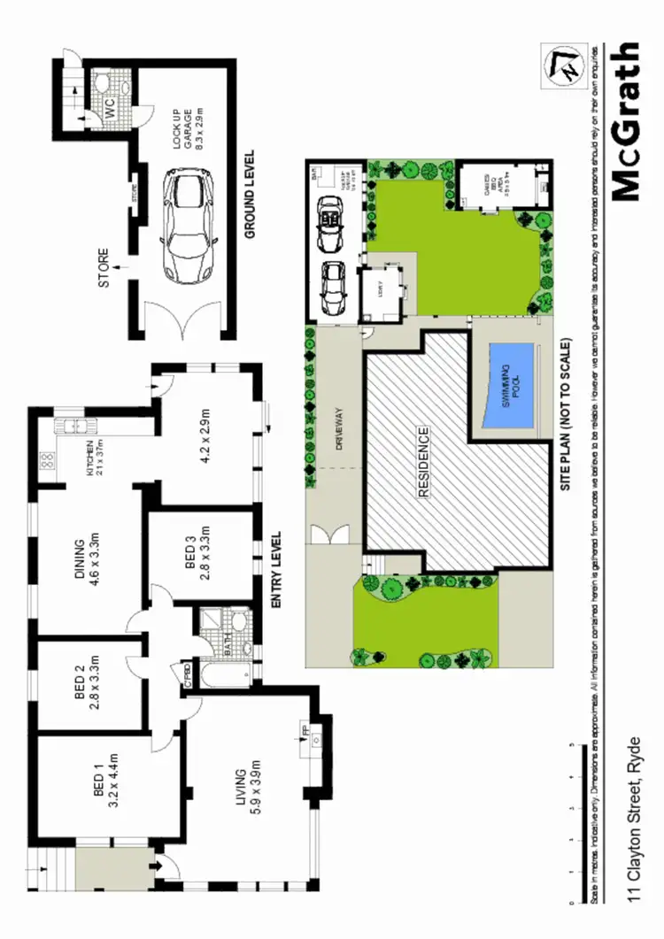 Floorplan of Homely house listing, 11 Clayton Street, Ryde NSW 2112