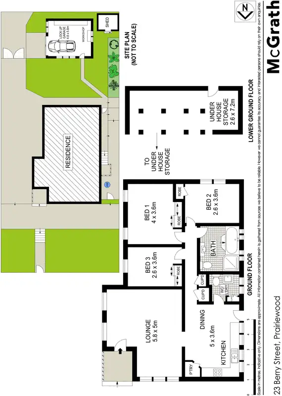 Floorplan of Homely house listing, 23 Berry Street, Prairiewood NSW 2176