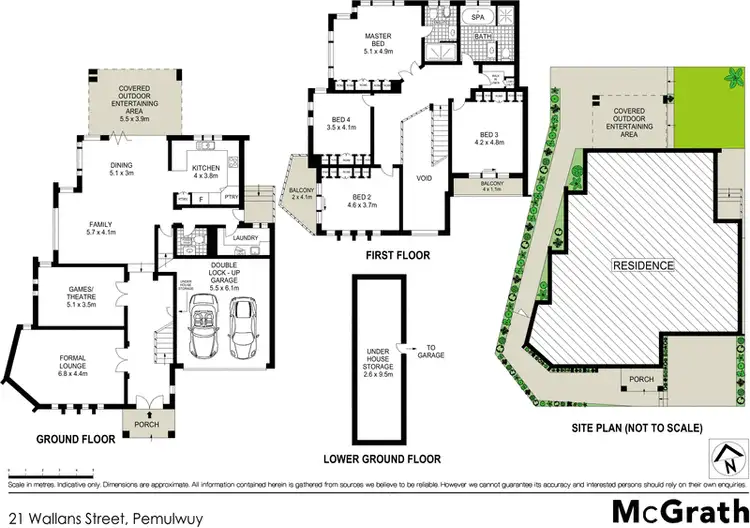 Floorplan of Homely house listing, 21 Wallan Street, Pemulwuy NSW 2145