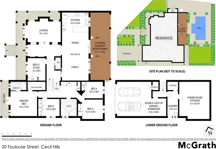 Floorplan of Homely house listing, 20 Toulouse Street, Cecil Hills NSW 2171