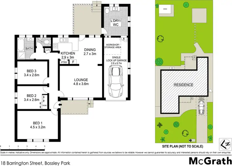 Floorplan of Homely house listing, 18 Barrington Street, Bossley Park NSW 2176