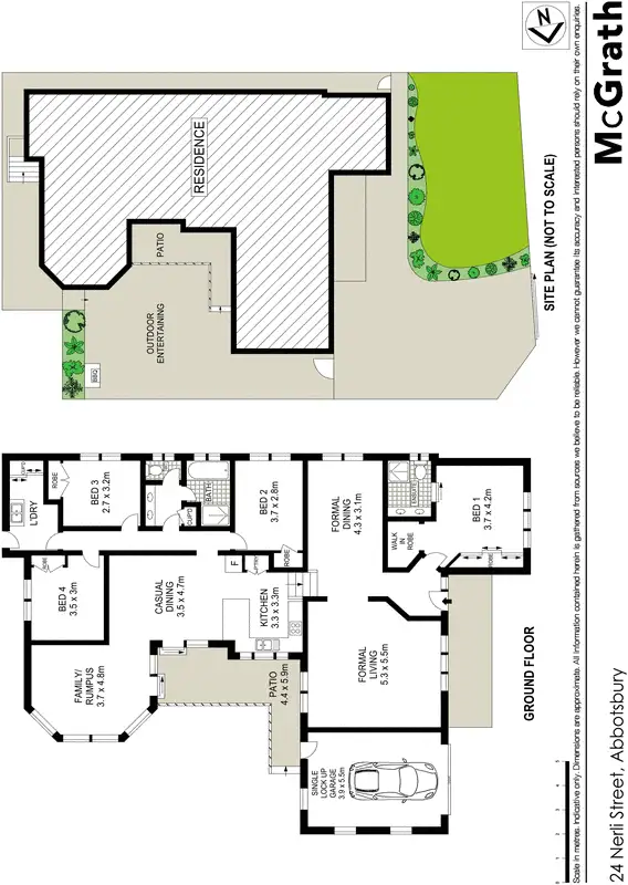 Floorplan of Homely house listing, 24 Nerli Street, Abbotsbury NSW 2176